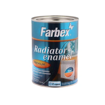 Эмаль акриловая для радиаторов отопления ТМ Farbex - 0,75 кг