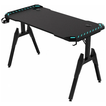 Комп'ютерний стіл GT Racer GT Racer T-1444 (140x60x73) Black (T-1444 (140x60x73) Black)