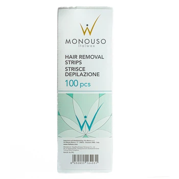 Набор восковых полосок для депиляции ItalWax Monouso Hair removal 100 шт