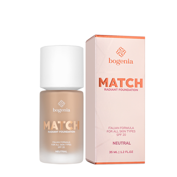 Тональный крем Bogenia Pro Match Radiant Foundation (BG609) , 002 neutral Натуральный