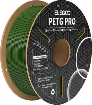 Пластик Elegoo PETG Filament для 3D принтера 1 кг 1.75 мм Оливково-зелений (50.203.0449)
