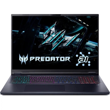 Ноутбук Acer Predator Helios Neo 18 PHN18- 72- 75PV, 18 дюймів 2560 x 1600, Intel 255HX 20 C / 20 T, 1, 8 ГГц- 5, 2 ГГц, 36 МБ кеш- пам'яті, 32 ГБ DDR5, 1 ТБ SSD, Nvidia GeForce RTX 5060, Windows 11 Home