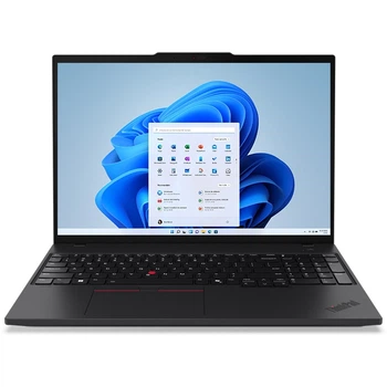 Ноутбук Lenovo ThinkPad T16 Gen 4 (Intel), 16 WUXGA (1920x1200) IPS 500 nits Anti- glare, 100% sRGB, Low Power, Intel® Core Ultra 7 255U, 12C (2P + 8E + 2LPE) / 14T, Max Turbo до 5, 2 ГГц, 12 МБ, Intel®, RAM 2x 32GB SODY