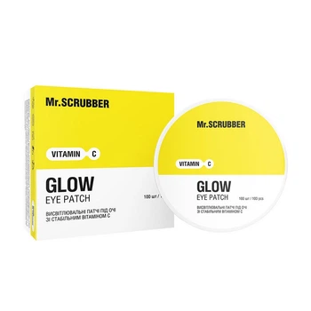 Висвітлювальні патчі під очі зі стабільним витамином С Mr.SCRUBBER Vitamin С Glow Eye Patch, 100 шт (4823109702462)