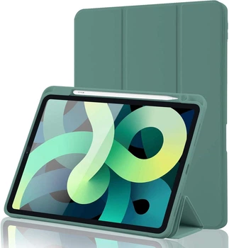 Чехол Smart Case для iPad Mini 6 7 с держателем для стилуса удобный защитный аксессуар зеленого цвета
