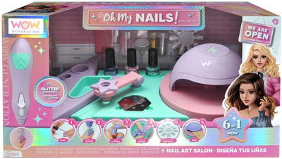Zestaw kreatywny Kids Euroswan Studio projektowania paznokci WoW Generation WOW00028 6 w 1 (8435507867221)