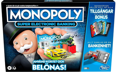 Настільна гра Hasbro Monopoly Super Electronic Banking (литовська версія) E8978LT (5010993719150)