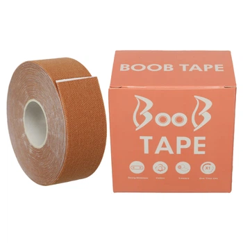 Кинезио тейп бежевый пластырь Kinesio Tape телесный SP-Sport 1093-2,5 ширина 2,5см длина 5м