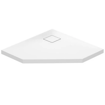 Поддон для душевой кабины CERSANIT Tako Slim Set B544 80x80x4см пятиугольный акрил c сифоном белый S601-130
