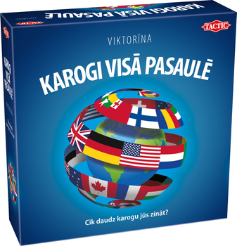 Настільна гра Tactic Flags Around the World (латвійська версія) 60999T (6416739609997)