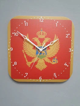 Настенные часы флаг Черногории