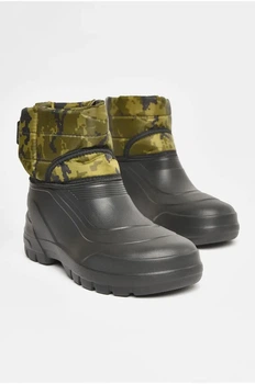 Зимние дутики короткие мужские пена на меху хаки (В-162А) 44