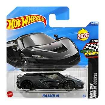 Машинка Базовая Hot Wheels McLaren W1 Race Day 1:64 JBC17 Grey