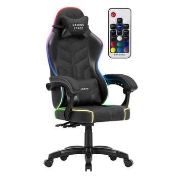 Компьютерное кресло Huzaro Force 2.7 RGB Black ткань