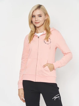 Толстовка на молнии женская Tommy Hilfiger 10957.4 XL Розовая