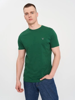 Футболка GANT 11086.5 M (46) Зеленая