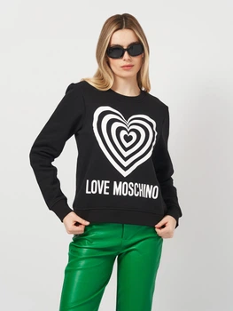 Світшот жіночий Love Moschino 11283 38 (44) Чорний (2000000000664)