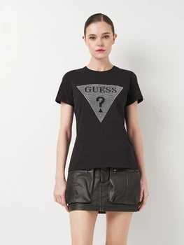 Футболка хлопковая женская Guess 11461.1 M Черная (smt2000000029887)