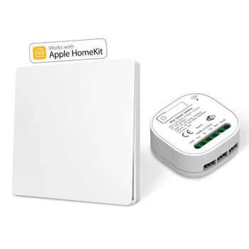Кинетический беспроводной выключатель с реле Wi-Fi + RF433, HomeKit