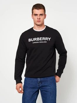 Світшот чоловічий Burberry 11228.1 XL Чорний