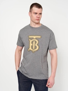Мужская футболка Burberry 11115.1 M 46 Серая