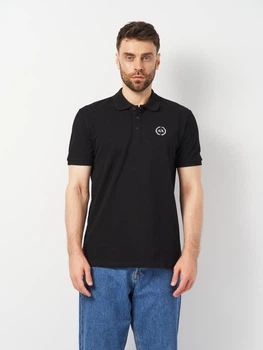 Поло длинное мужское Armani Exchange 11353.1 2XL Черное