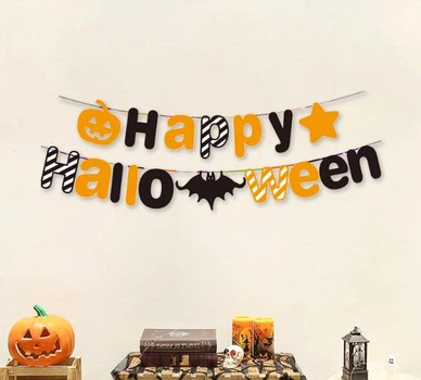 Гирлянда на Хэллоуин Happy Halloween 3 м разноцветный