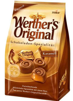 Цукерки Werther’s Original Schokoladen Karamell 153 г