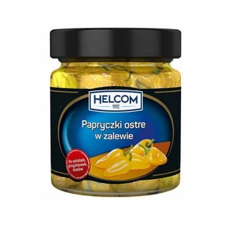 Перець маринований Helcom гострий жовтий 185 г (5902166711057)