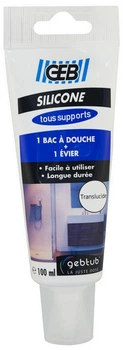 Силікон прозорий GEB SILICONE TOUS SUPPORTS 100 мл (590610)