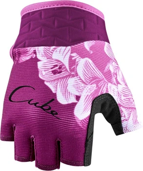 Велорукавиці дитячі Cube Performance Junior Short Finger pink XXS