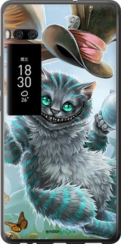 Чехол на Meizu Pro 7 Plus Чеширский кот 2 "3993u-1131-70447"
