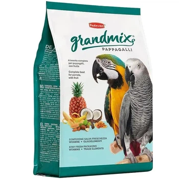 Корм PADOVAN GrandMix Pappagalli 2кг, для крупных попугаев