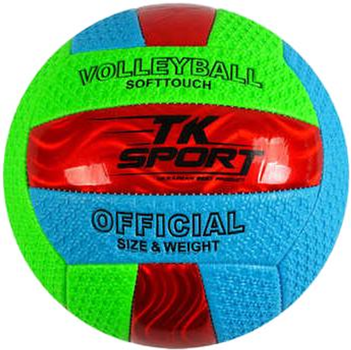 Мяч волейбольный TK Sport, 280-300 г, материал мягкий PVC, размер №5 C62450