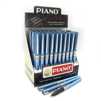 Ручка шариковая масляная Piano, черная, 50 шт.
