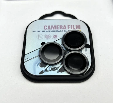Защитные линзы на камеру для Apple iPhone 13 Pro / 13 Pro Max Camera Metal Lens Glass Grey / Серый
