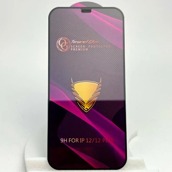 Защитное стекло на iPhone 12 глянец 5D Golden Armor OG Premium 9H Full Glue glass защита для айфон 6.1