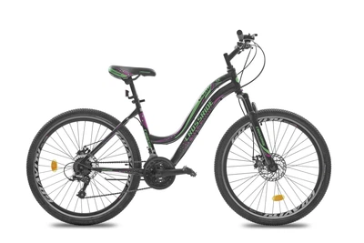 Велосипед горный 26 дюймов Crossride Cherry, рама 17" (Черный)