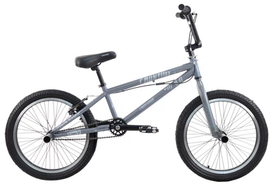 Велосипед трюковой Crossride BMX Phantom 20 дюймов, рама 10" (Серый)