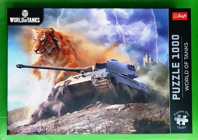 Пазли Trefl 1000шт (12089) Premium Plus World of Tanks Тигр II