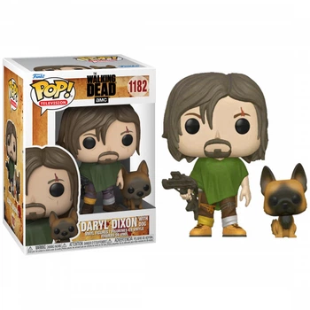 Фигурка Funko Pop Дэрил Диксон с собакой - Daryl Dixon with Dog №1182 10 см Фанко Поп Ходячие мертвецы The Walking Dead