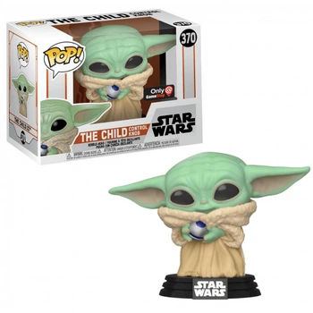 Фигурка Funko Pop Малыш Йода - The Child Control Knob №370 10 см Star Wars Звёздные войны Фанко Поп Дитя Only Gamestop