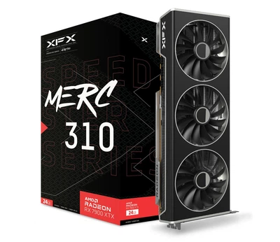 Відеокарта XFX Radeon RX 7900 XTX Speedster MERC 310 Black Edition (RX-79XMERCB9)