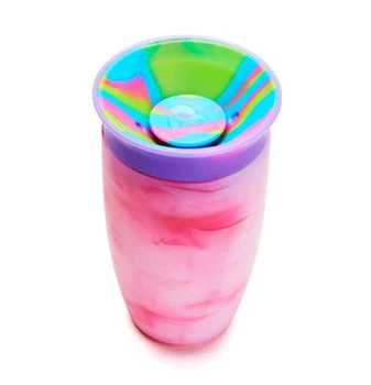 Чашка непроливайка Munchkin Miracle 360 Tie Dye на 296 мл квітка