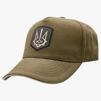 Бейсболка хакі з патчем Тризуб (uacp-005)