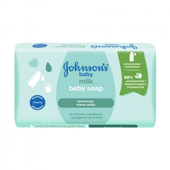Детское мыло Johnson’s baby с молоком, 90 г (3574661831114)