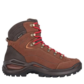Жіночі трекінгові черевики Lowa Renegade GTX Mid Gore-Tex Vibram підошва водонепроникні Gore-Tex коричневого кольору розмір 37
