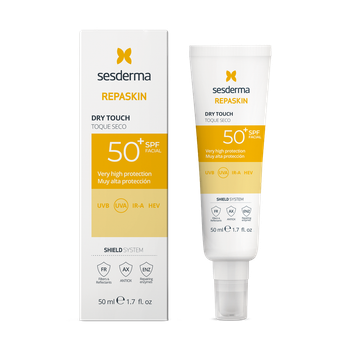 Солнцезащитный крем-гель SPF 50 Sesderma Repaskin Dry Touch Facial 50 мл