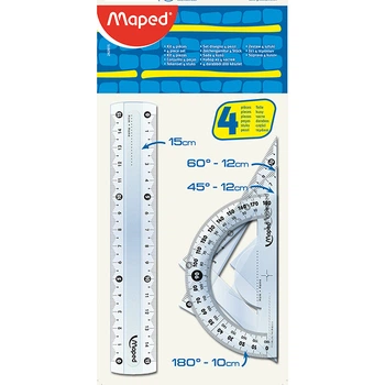 Набір лінійок Maped ESSENTIALS Mini 4 предмета MP.242815