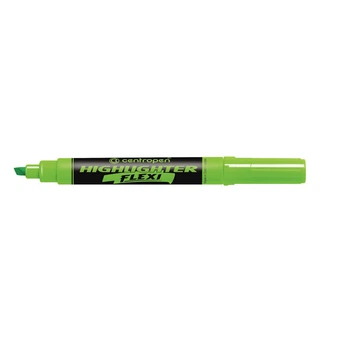 Маркер текстовыделитель Centropen FLEXI 1-5 мм скошений Зелений (8542/04)